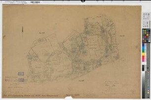Greven (Greven), Flurbereinigung Aldrup, Bl.1 Schätzungskarte Greven l.d.E. Flur 9,2