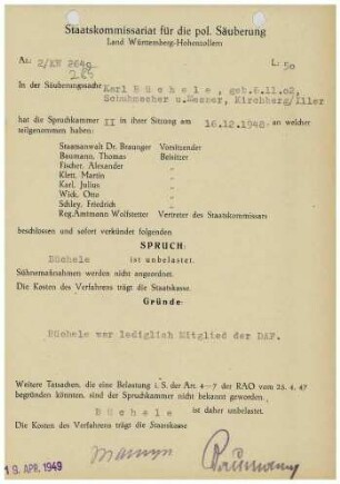 Büchele, Karl