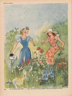 "I, die Blumen haben Läuse"