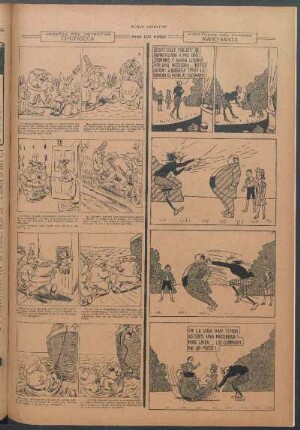 Aventuras del famoso Mano Santa [Cómic]