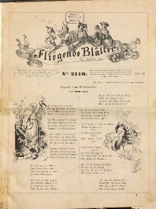 Fliegende Blätter. 84 = Nr. 2110 - 2135. 1886