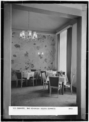 HO-Elbhotel Bad Schandau. Frühstückszimmer