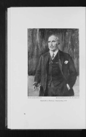 Max Liebermann, Bürgermeister Dr. Petersen