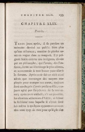 Chapitre XLIX. Procès.