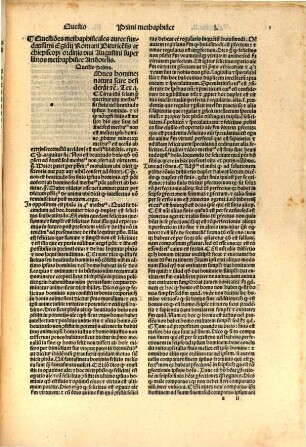 Questiones metaphisicales Clarissimi Doctoris Egidii Romani ordinis Sancti Augustini