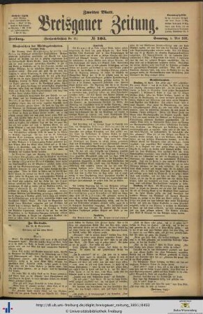 03.05.1891 (Zweites Blatt)