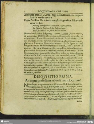 Aspirante gratia Illius, Qui solum Hominem corpore statuarae erectae creavit