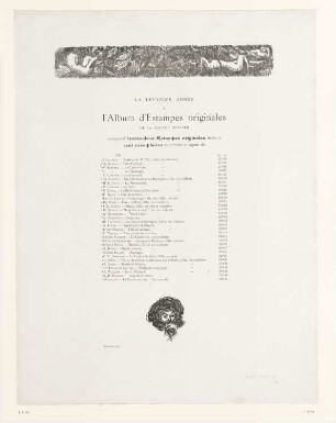 La deuxième année de l’Album d’Estampes originales