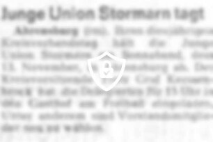 Junge Union Stormarn tagt