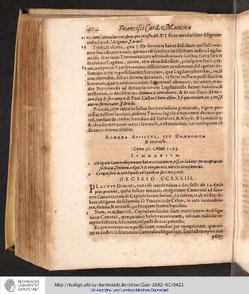 Decisio CCXXXIII