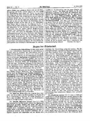Fragen der Schulpolitik