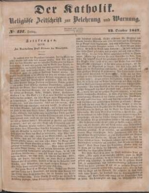 513-516 Zeitfragen : XLVII. Zur Beurtheilung Papst Clemens des Vierzehnten (Schluss)