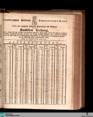 Karlsruher Zeitung, Amortisations-Kasse