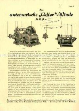Die automatische "Adler"-Winde / Liste 11