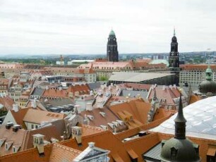 Dresden: Stadtansicht vom Hausmannsturm
