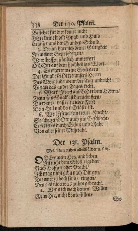 Der 131. - 140. Psalm