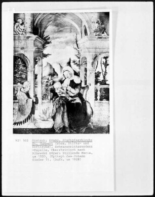 Stillende Maria (Epitaph des Johann Sieder?)