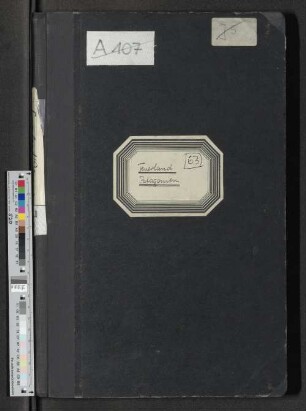 Feuerland, Patagonien : Geschäftsbuch, UML 63