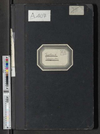 Feuerland, Patagonien : Geschäftsbuch, UML 63