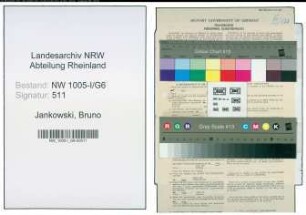 Entnazifizierung Bruno Jankowski , geb. 12.10.1898 (Justizbeamter)