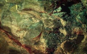 Spanien. Lanzarote. Cueva de los Verdes. Detailaufnahme in der Höhle