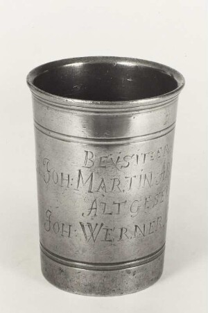 Becher einer Weberzunft