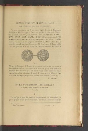 De la suppression des méreaux