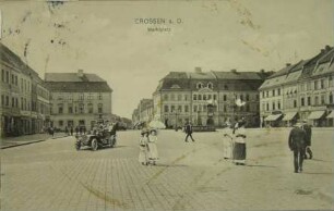 Postkarte, Crossen (Krosno Odrzańskie)