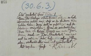 Brief an Emil Weber
