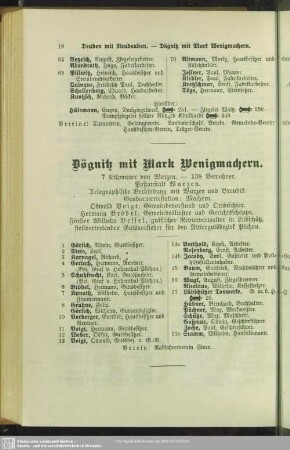 Dögnitz mit Mark Wenigmachern