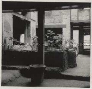 Herculaneum, Casa a Graticcio (Haus mit dem Fachwerk), Lichthof als Atrium