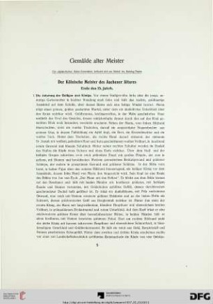 Gemälde alter Meister (Nr. 1-215)