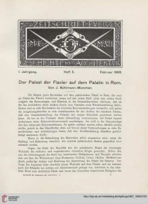 Heft 5 [Februar 1908]