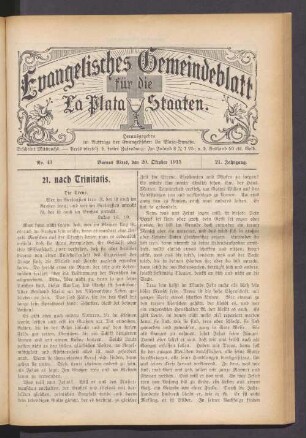 N°. 43. 20. Oktober 1915