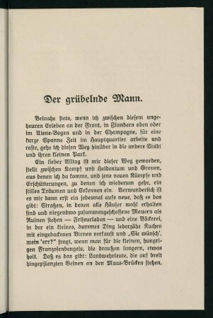 135-144, Der grübelnde Mann