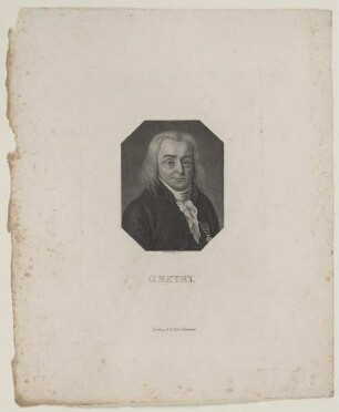 Bildnis des André-Ernest-Modeste Gretry