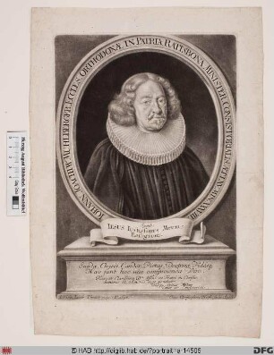 Bildnis Johann Joachim Mühlberger (Mülberger)
