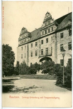 Bautzen. Schloss Ortenburg, Treppenaufgang