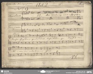 Rolands Knappen. Excerpts - Mus.5408-F-508A : V (7), Coro, b; LoWV 85