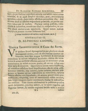 Observatio CI. - CXX.