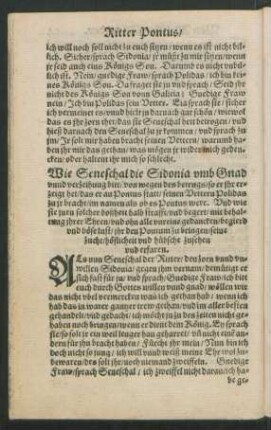 Wie Seneschal die Sidonia umb Gand unnd verzeihung bitt ...