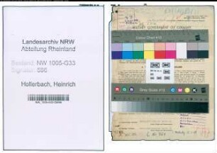 Entnazifizierung Heinrich Hollerbach , geb. 29.08.1900 (Lehrer)