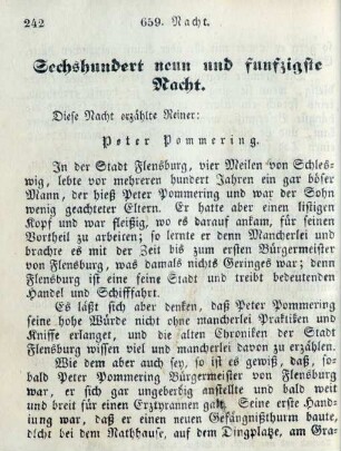Sechshundert neun und funfzigste Nacht