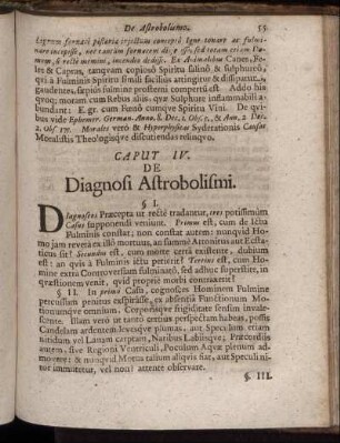 Caput IV. De Diagnosi Astrobolismi