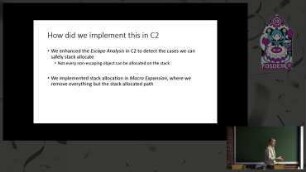 Stack allocation in the Hotspot C2 JIT compiler