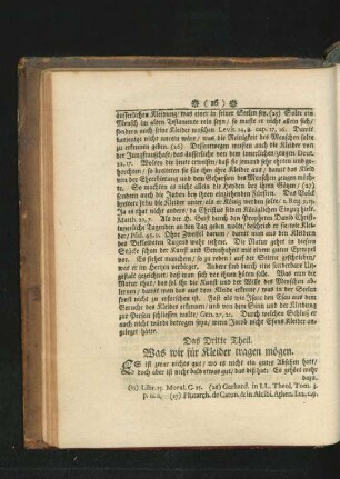 Das Dritte Theil. Was wir für Kleider tragen mögen.