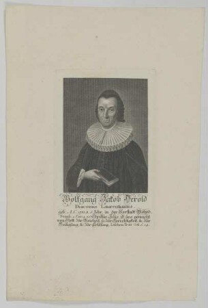Bildnis des Wolfgang Jakob Herold