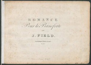 Romance Pour le Pianoforte
