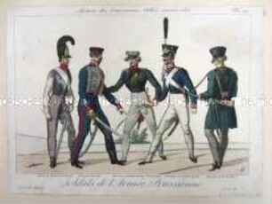 Soldats de l'Armée Prussienne, 1815