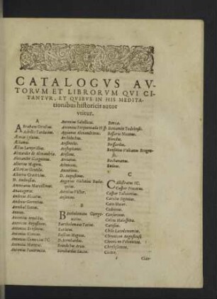 Catalogus Auctorum